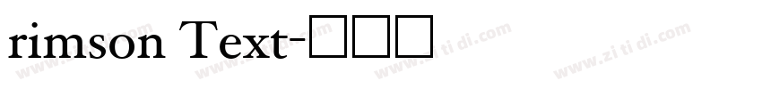 rimson Text字体转换